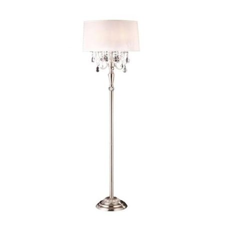 YHIOR 65 in. Bhavya Crystal Floor Lamp; Gold YH417610